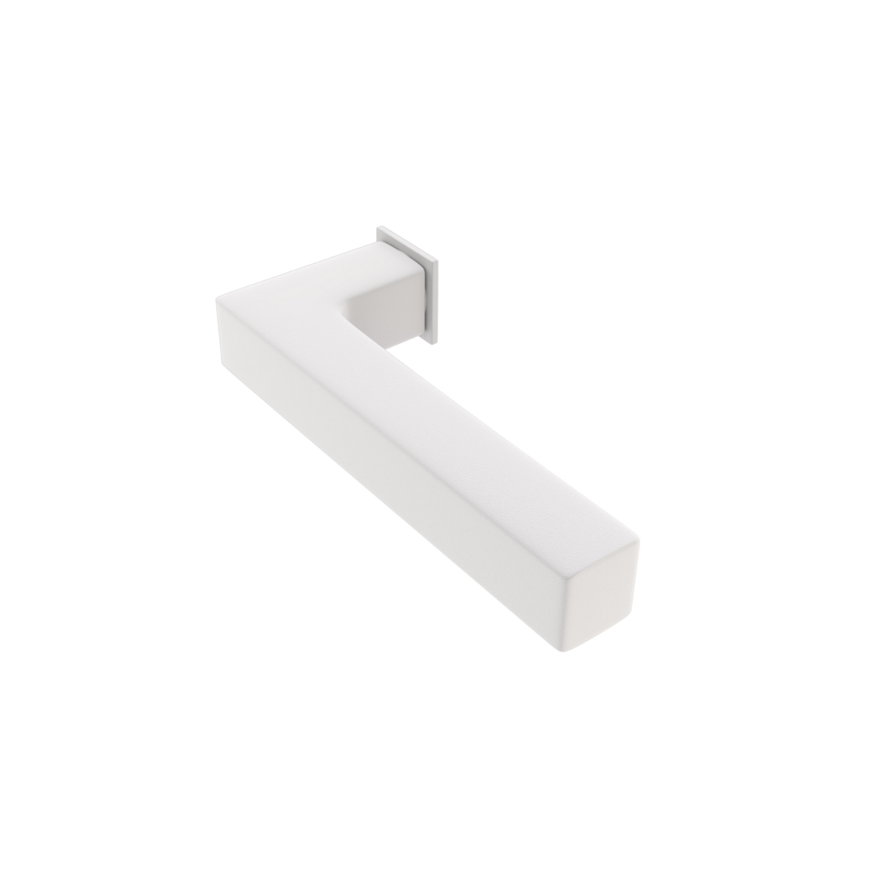 Sluitwerkpakketten met Deurkruk Squared 20 Minimal Wit